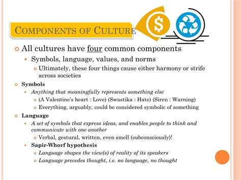Components Of Culture