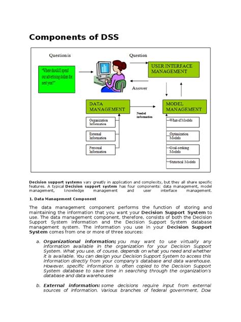 Components Of Dss
