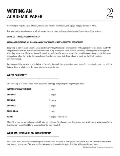 Download Components Of An Academic Paper 