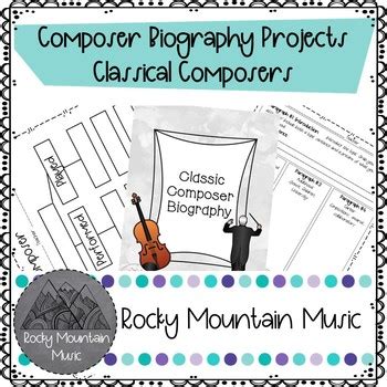 composer biography project for 2nd