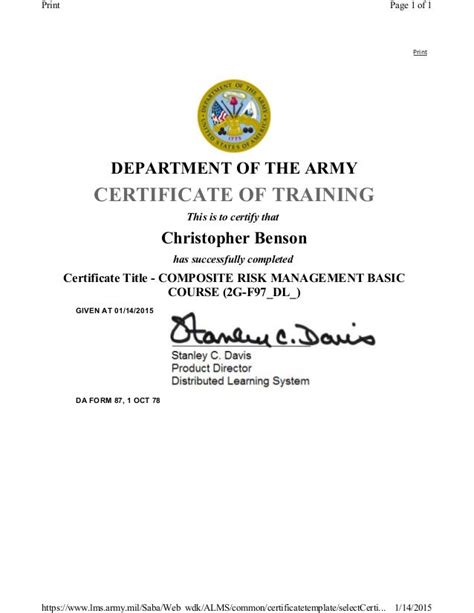 Composite Risk Management Basic Course Test Answers