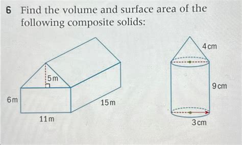 Composite Solids Surface Area Answers