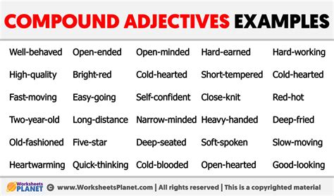 Compound Adjectives