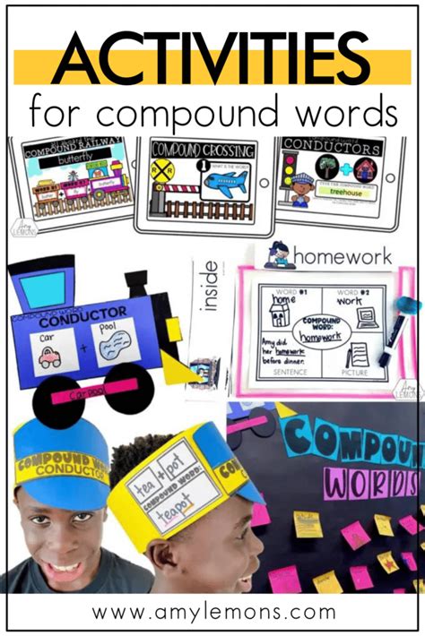 Compound Word Activities Amy Lemons Compound Word Activity For First Grade - Compound Word Activity For First Grade