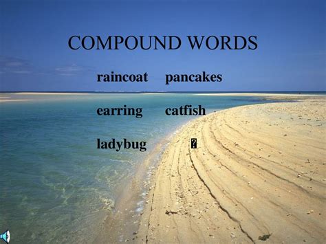 Compound Words Ppt Ppt Compound Words With One In Them - Compound Words With One In Them