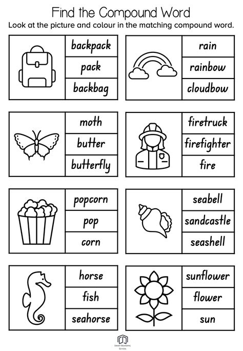 Compound Words Worksheet