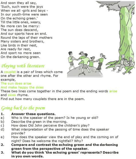 Read Online Comprehension Poems With Multiple Choice Questions And Answers 