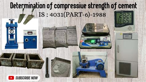 Compressive Strength Of Cement
