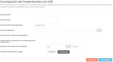 Comprobante De Cae