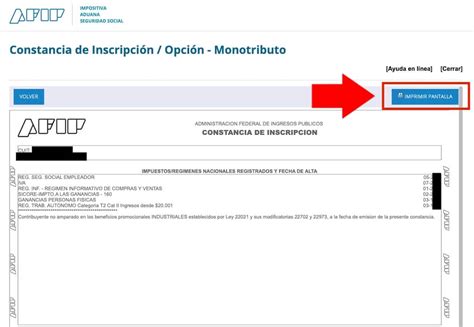 Comprobante De Cuit