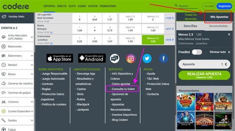 comprobar apuestas codere!