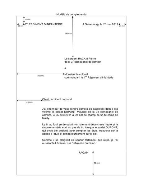Compte Rendu Militaire