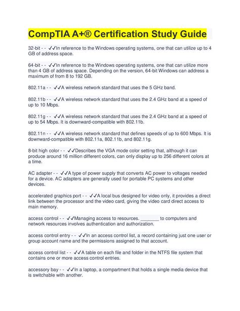 Read Comptia A Study Guide 