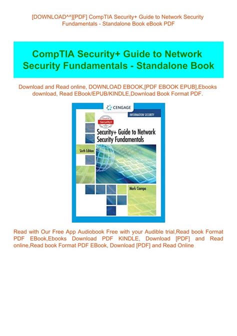Read Comptia Security Guide To Network Security Fundamentals 5Th Pdf 