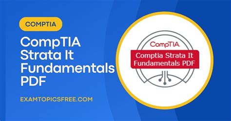 Read Comptia Strata Torrent It Fundamentals Pdf 