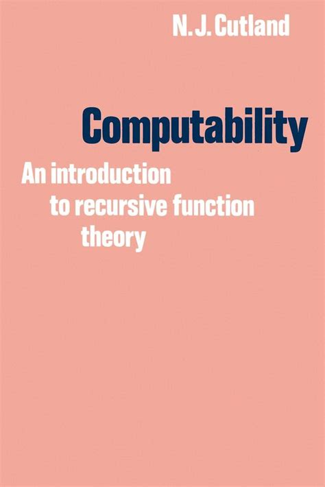Computability An Introduction To Recursive Functio
