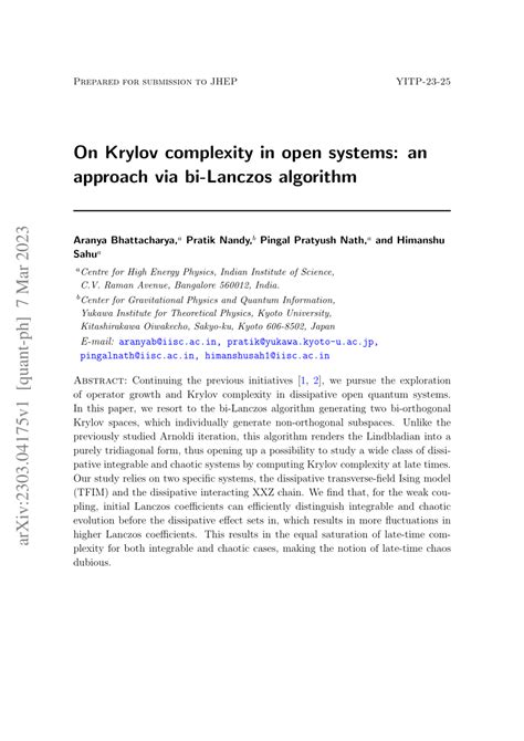 Computational Complexity Study On Krylov Integration