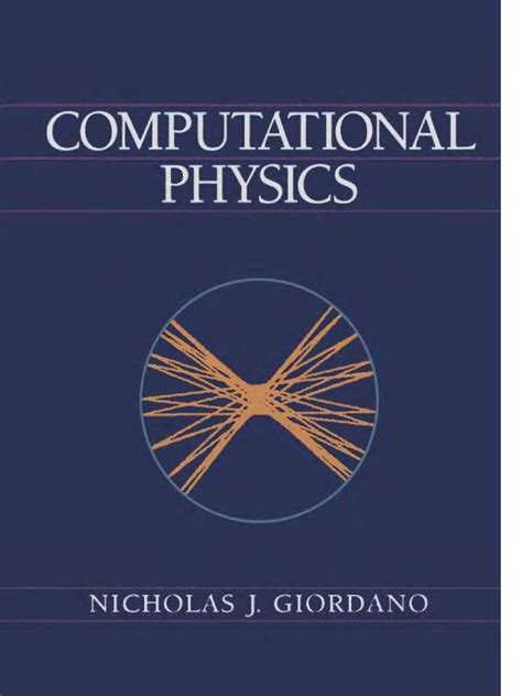 Computational Physics Giordano Solution Manual