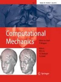 Read Computational Mechanics Journal 