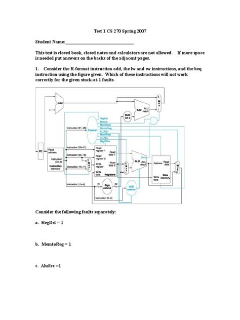 computer architecture test