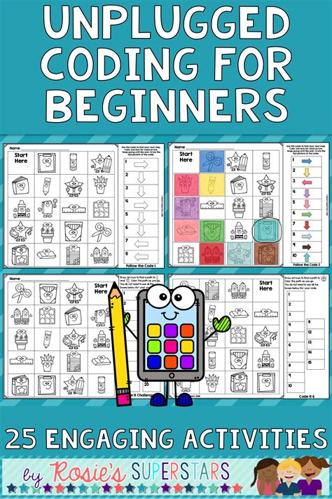 Computer Coding Worksheets For Beginners Coding Unplugged Tpt Beginner Computer Worksheet For Kindergarten - Beginner Computer Worksheet For Kindergarten