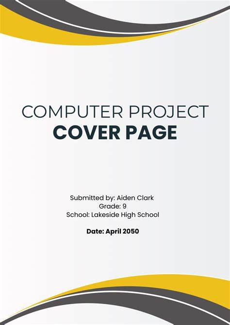 Computer Cover Page