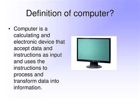 Computer Definition In English