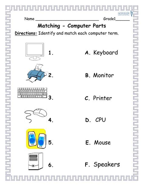 Computer For Kindergarten Worksheets K12 Workbook Beginner Computer Worksheet For Kindergarten - Beginner Computer Worksheet For Kindergarten