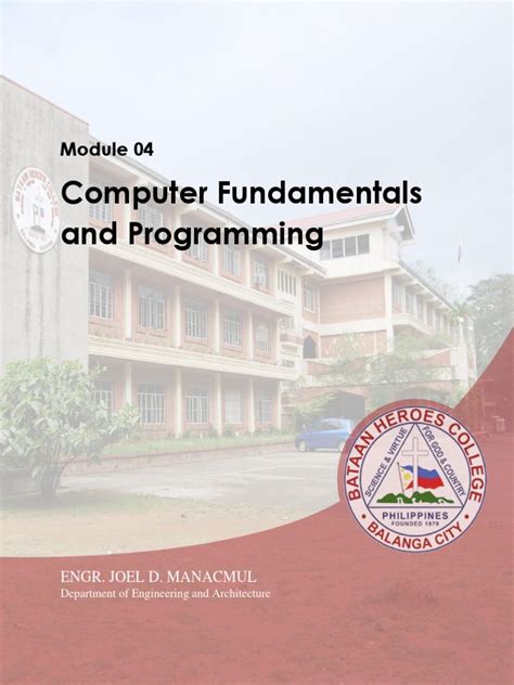 computer fundamentals and programming edinc