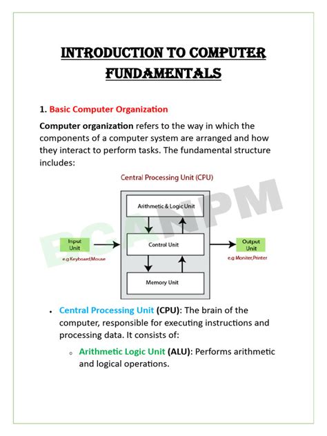 Computer Fundamentals Introduction Of Ibm Pc