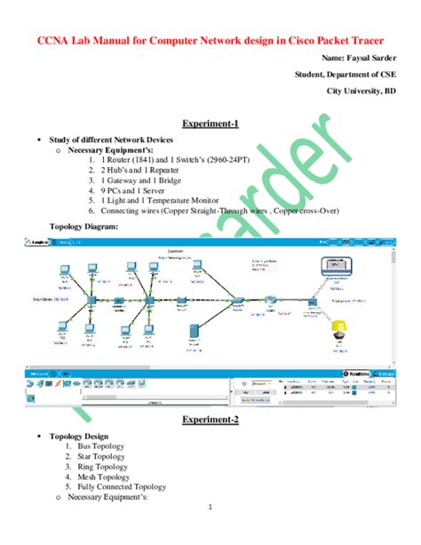 Computer Network Lab Manual
