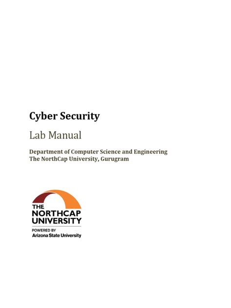 Computer Network Security Lab Manual