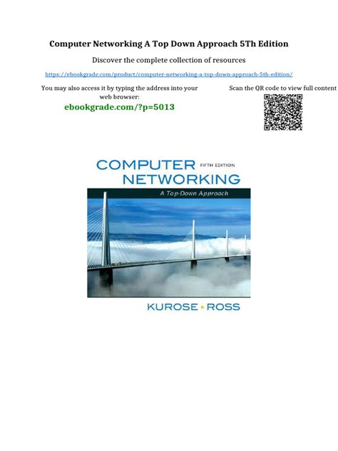 Computer Networking 5th Edition Solution Manual