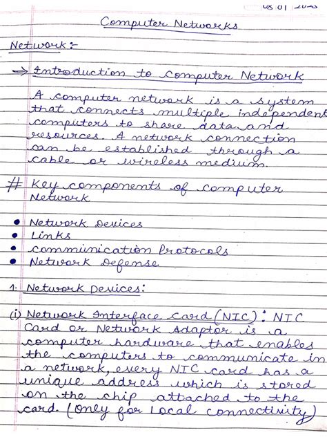 Computer Networking Pdf Notes