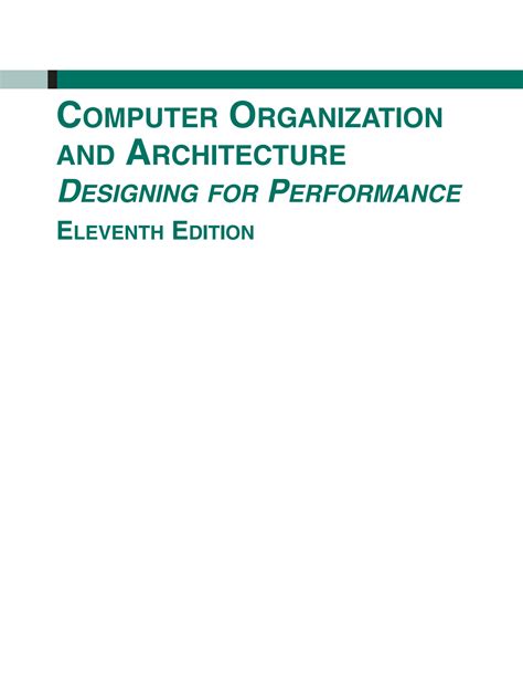 computer organization and architecture paper solution bing