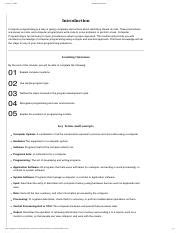 Computer Programming Distilled Introductory Guide