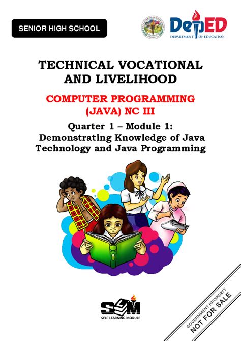 Computer Programming Java Nc Iii Department Of Education