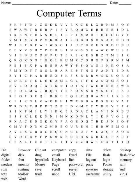Computer Puzzle Word Search Wordmint Computer Word Search Puzzle - Computer Word Search Puzzle
