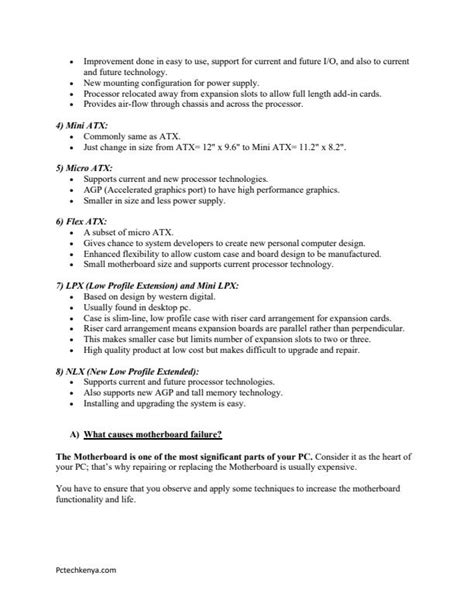 Computer Repair And Maintenance Notes