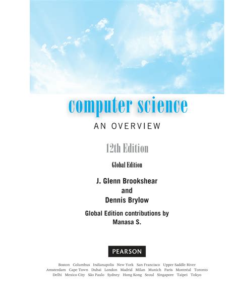 Computer Science An Overview Solution