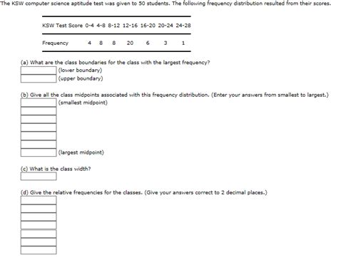 Computer Science Aptitude Test Questions And Answers
