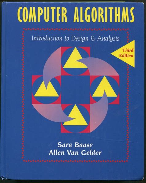 Read Computer Algorithm By Sara Baase 