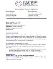 Full Download Computer Applications Curriculum Guide 