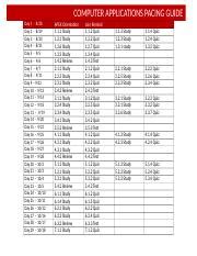 Full Download Computer Applications Pacing Guide 