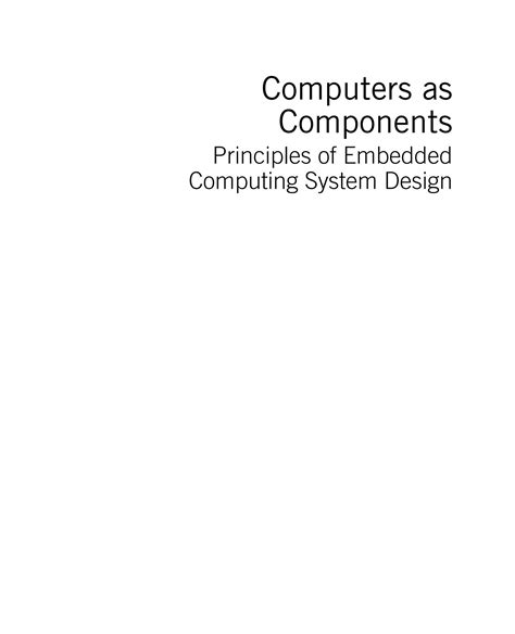 Full Download Computer Components By Wayne Wolf Solution Manuals 