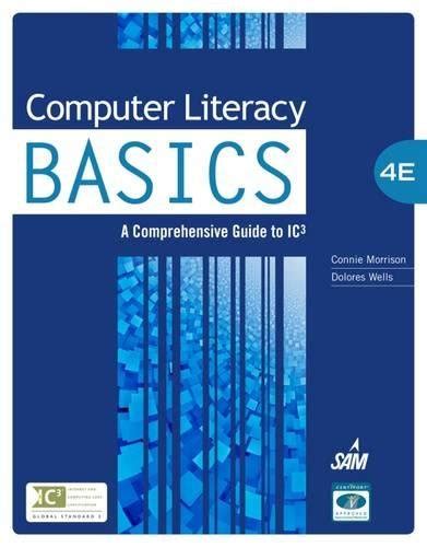 Read Computer Literacy Basics 4Th Edition Answer Key 