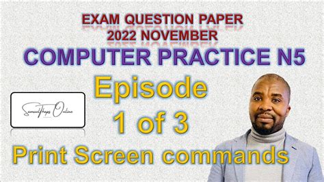 Read Online Computer Practice Past Questions N5 