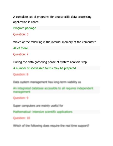 Download Computer Science Technical Quiz Question With Answer 