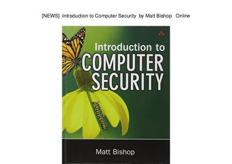 Read Online Computer Security Matt Bishop Solutions Manual 