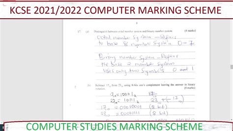 Download Computer Studies Paper 1 2013 Mark Scheme 